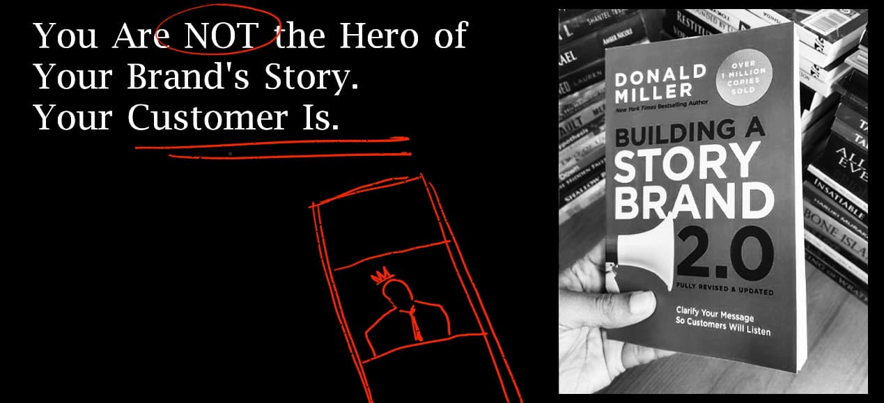 You Are Not the Hero of Your Brand's Story. Your Customer Is. cover image